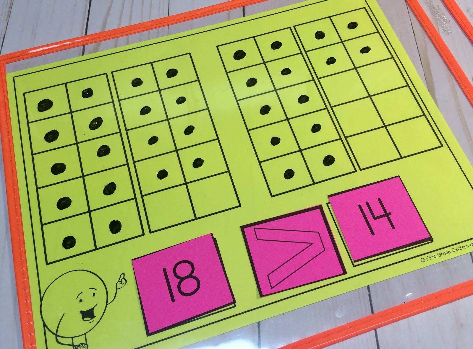 Guided Math Mats for Kindergarten First Grade Centers and More