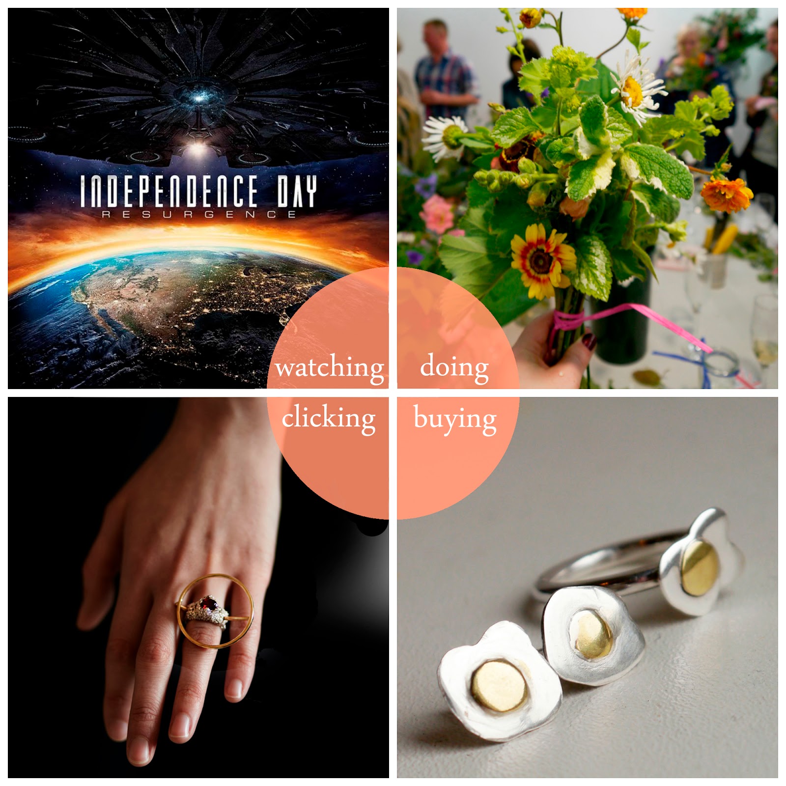 Helen's June Round Up best bits, round up June 2016, 2016 best bits, Independence Day: Resurgence, M Boutique, M Boutique Dundee, Blooming Bees, jewellery making, Vanilla Ink