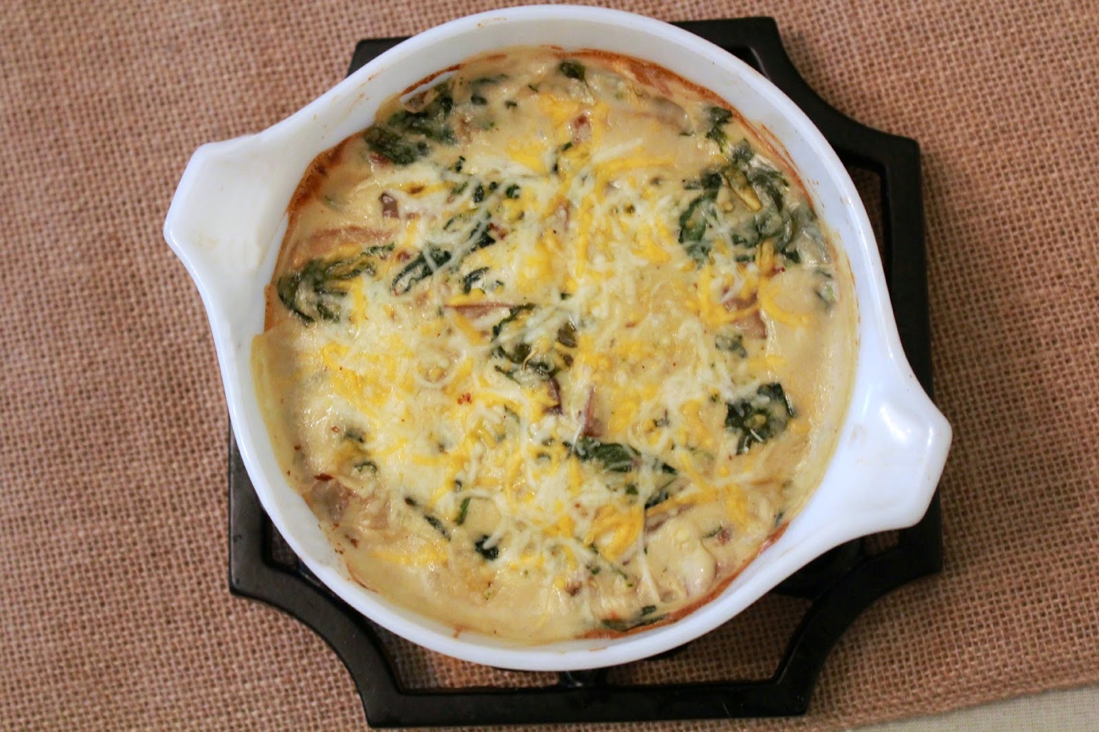 Zucchini Alfredo Bake