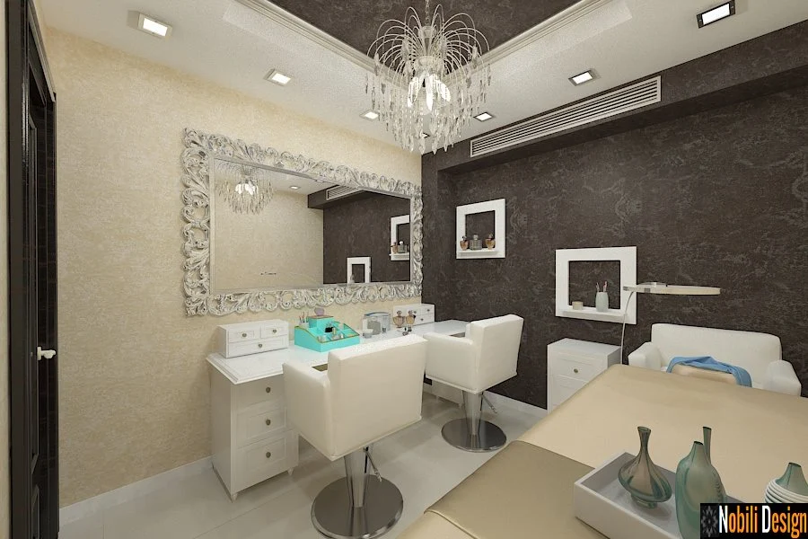 Design interior salon cosmetica – Amenajare salon de infrumusetare / Beauty Salon - Bucuresti