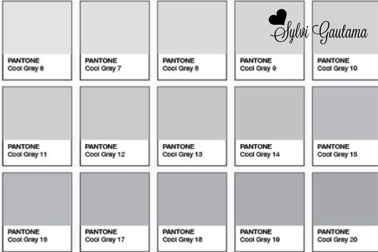 SYLVI SAYS HELLO COLOR ALERT SHADES OF GREY