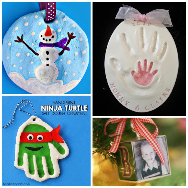 40 KID-MADE KEEPSAKE ORNAMENTS- I LOVE these!