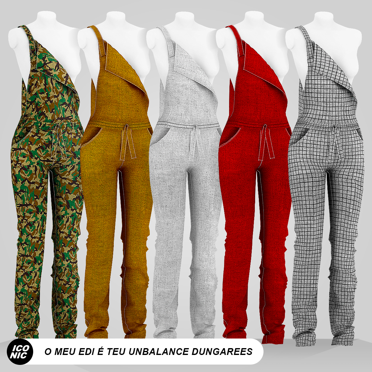 Meu Edi É Teu (Unbalance Dungarees) | TS4 - VIP | ICONIC | The Sims 4 ...