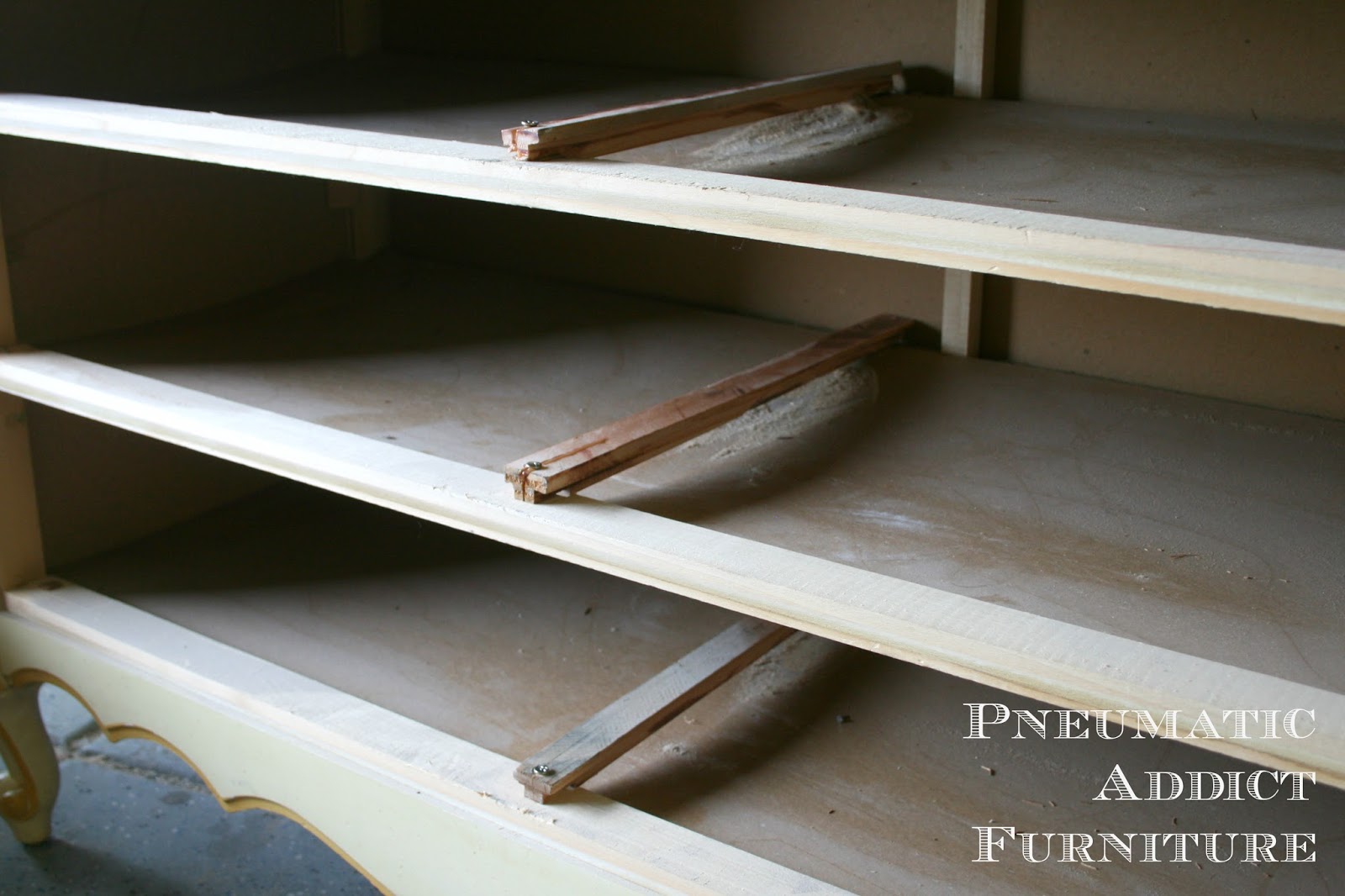 How To Build Your Own Drawer Slides, Wooden Tracks For Dresser Drawers