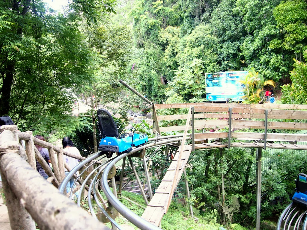 Travelholic Manual Roller Coaster at Datanla Falls in Dalat, Vietnam
