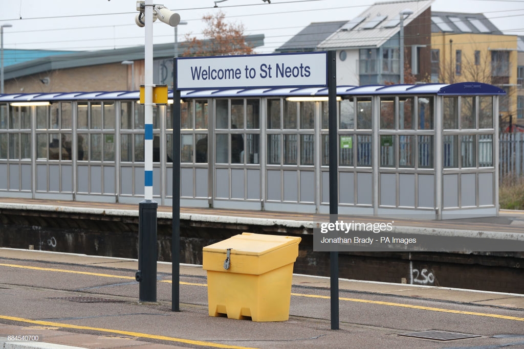 The Rainham End. Rowley Park St Neots Town