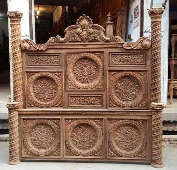 Chiniot Furniture Bed Sets Designs in Pakistan Peshawar Furniture