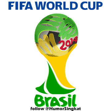 Gambar Animasi Logo Piala Dunia 2014 Bergerak 