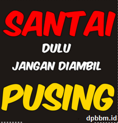 Gambar DP BBM Orang Pusing Sakit Kepala Gambar DP BBM Orang Pusing Sakit Kepala