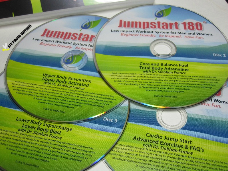 Jumpstart 180 Exercise for Seniors disks