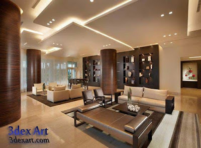 modern false ceiling designs for living room 2019 with lighting ideas, ceiling designs 2019 