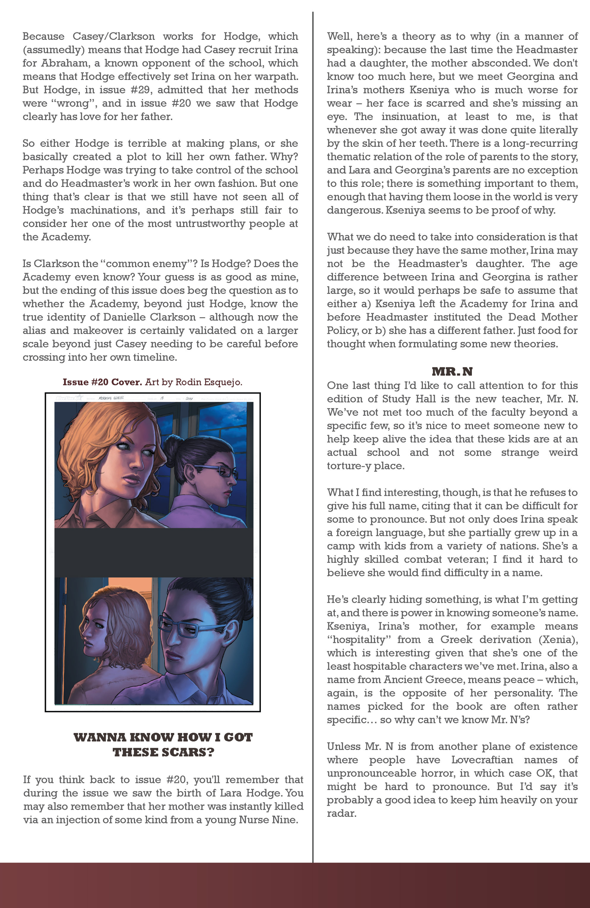 Read online Morning Glories comic -  Issue #30 - 30