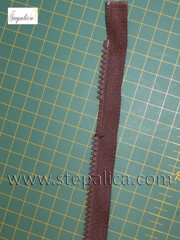 Štepalica How to shorten a jacket zipper