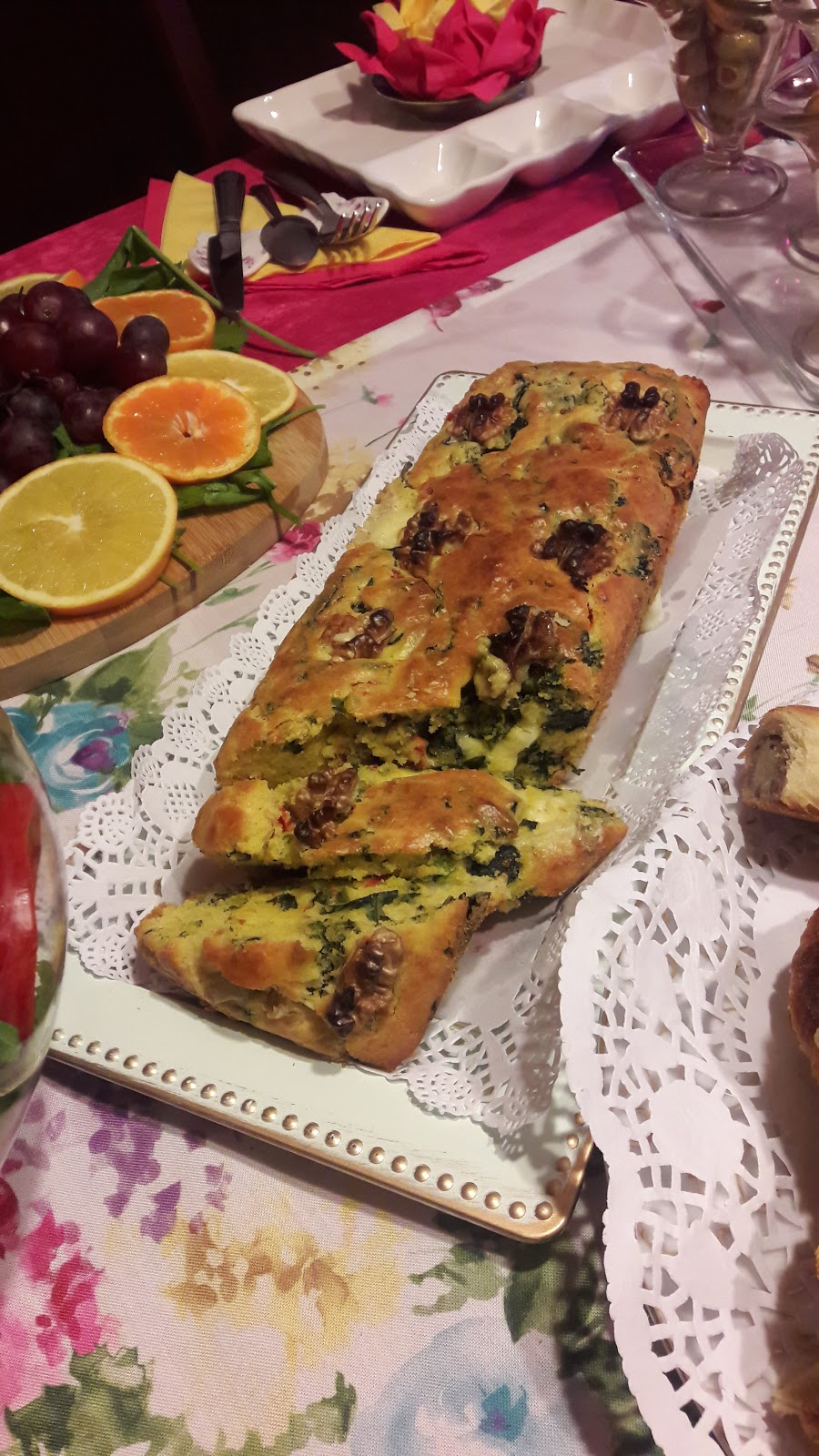ISPANAKLI PEYNİRLİ MISIR UNLU KEK GÜLO ANNE MUTFAKTA