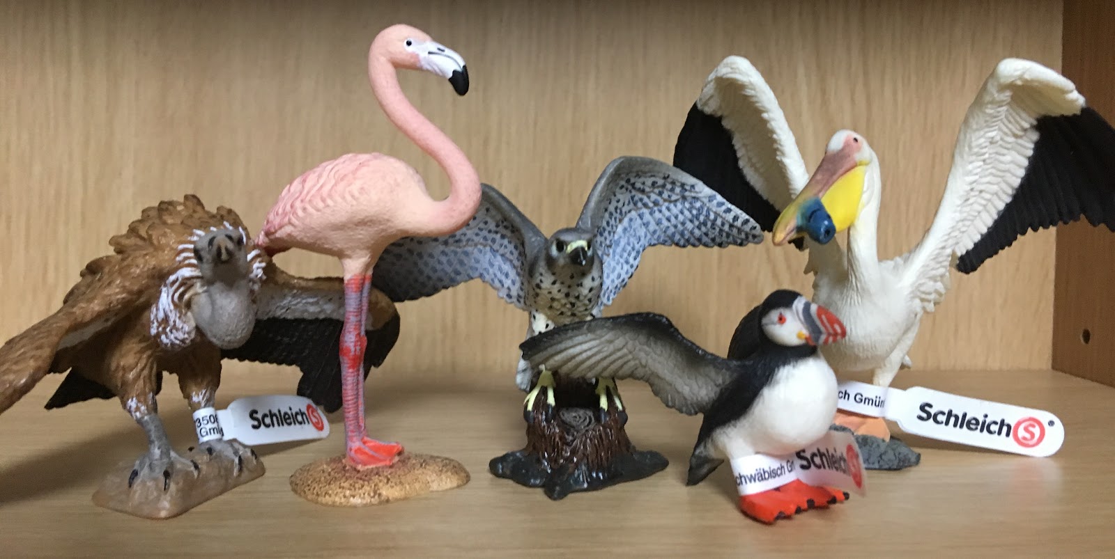 HappyDay: Schleichの鳥のフィギュアたち