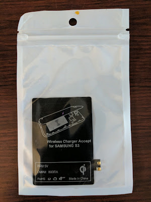 Galaxy S3 Wireless Charging Acceptance Card Samsung Galaxy S3 Qi compatible wireless charging acceptance (receiving) coil card module.