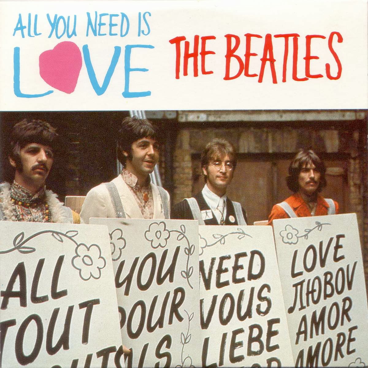 Tan S Lo M Sica The Beatles All You Need Is Love Rpm