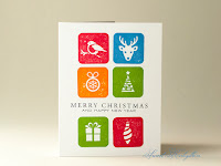 Christmas Card with Christmas Icons from IndigoBlu by Sweet Kobylkin