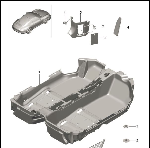 Plenum: Porsche 991 Interior Trim: Fuse Panel Trim Removal