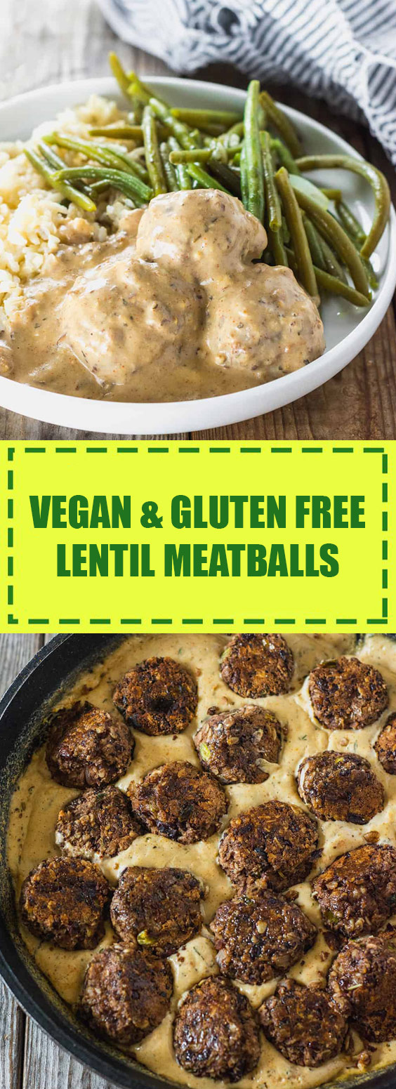 Vegan & Gluten Free Lentil Meatballs Vegan & Gluten Free Lentil Meatballs