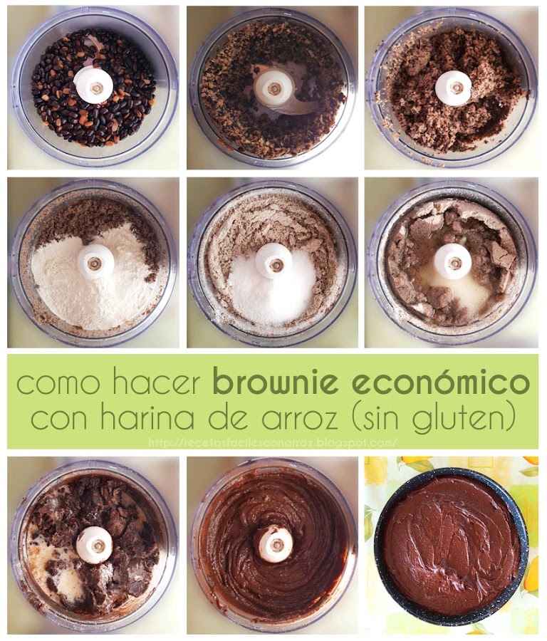 brownie sin gluten sin lactosa