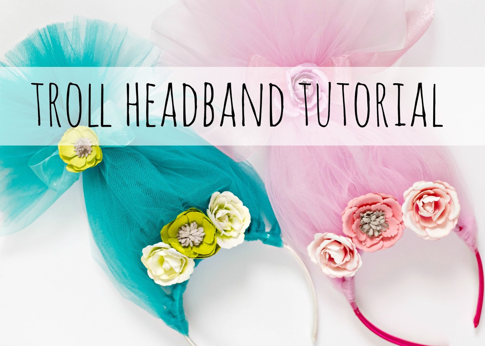 Tiffanys Paper Designs How to make trolls headbands