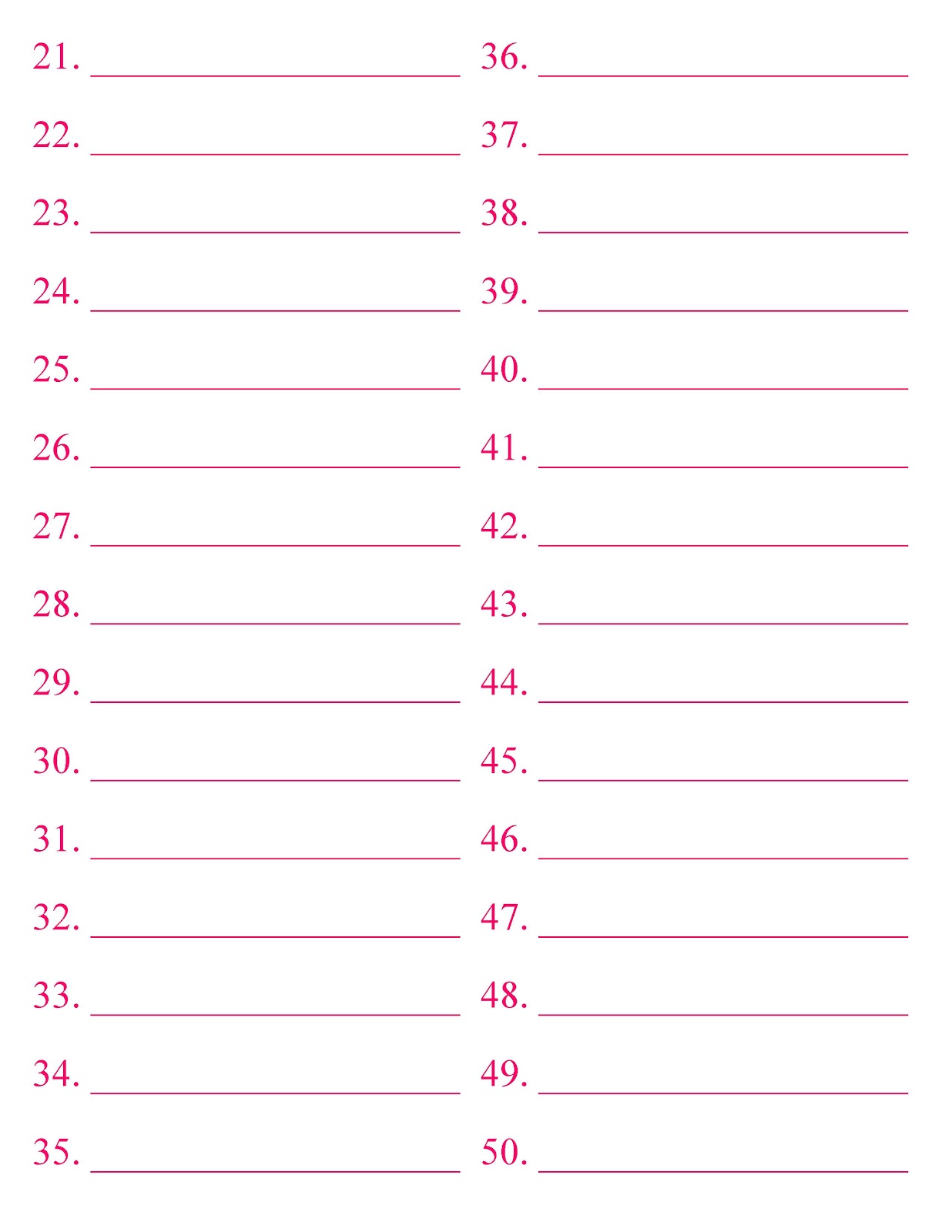 Door Prize Party Printable Jazzed Up Clipboard