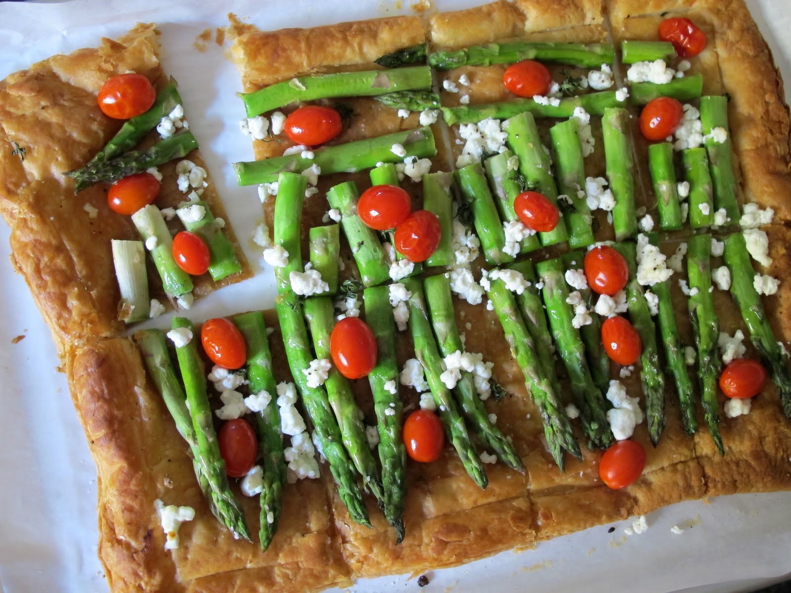 A Toast to Taste Asparagus Tart