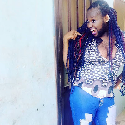 Dchrissblog Nigeria S Hairiest Woman Queen Okafor Shares New Photos