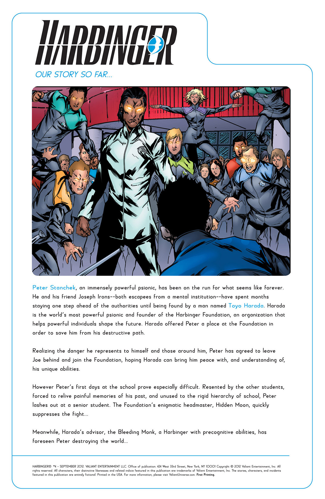 Read online Harbinger (2012) comic -  Issue #4 - 2