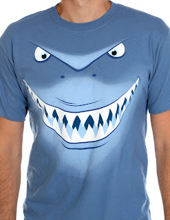finding nemo bruce shark face men's t shirt tee 