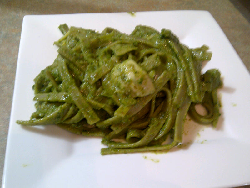 Caroline's Favourite Vegan Recipes Spinach Linguine with Pesto