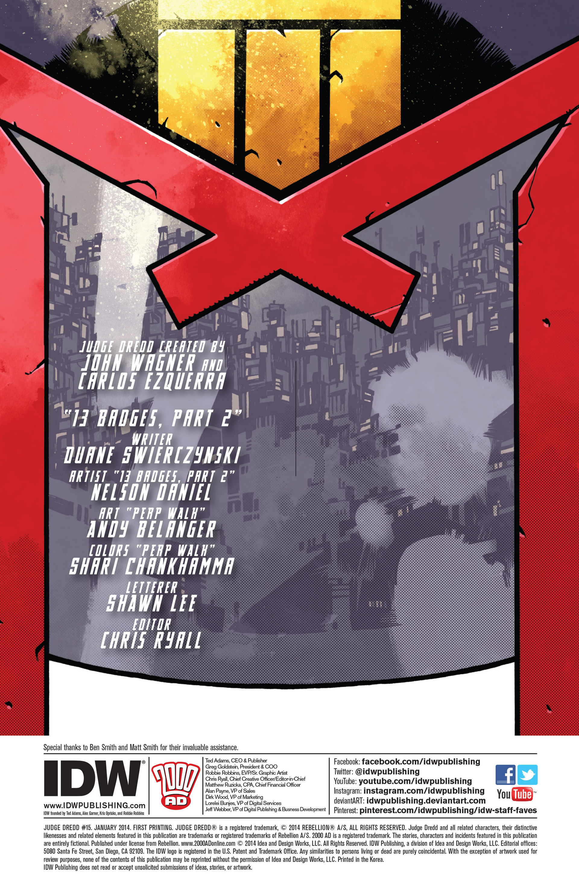 Read online Judge Dredd (2012) comic -  Issue #15 - 2