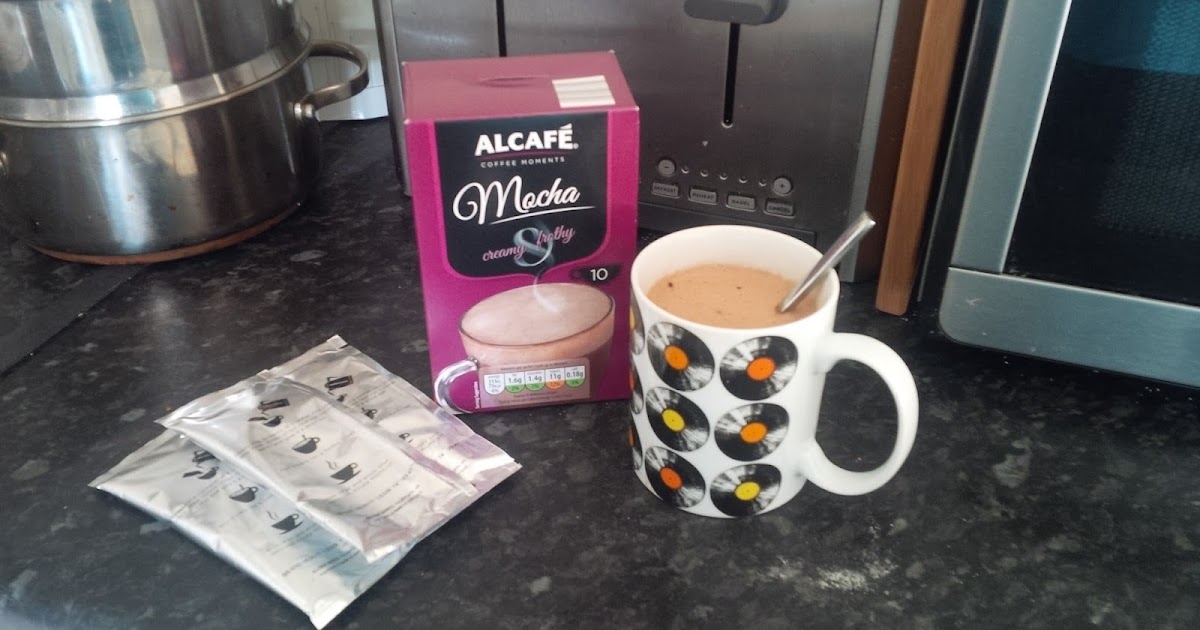 Smell the tea and coffee Aldi Alcafe Mocha