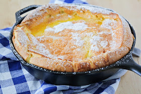 This dutch baby puff pancake is a delicious and easy to make breakfast that's perfect for special occasions!