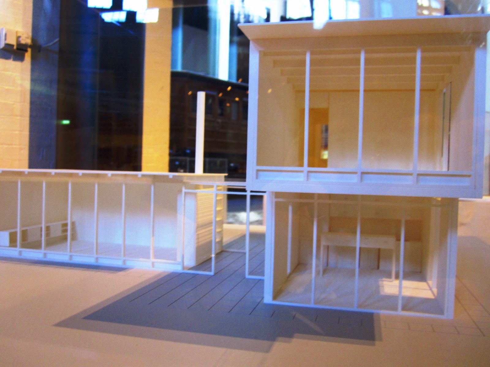 Model of Robyn Boyd's House of Tomorrow.