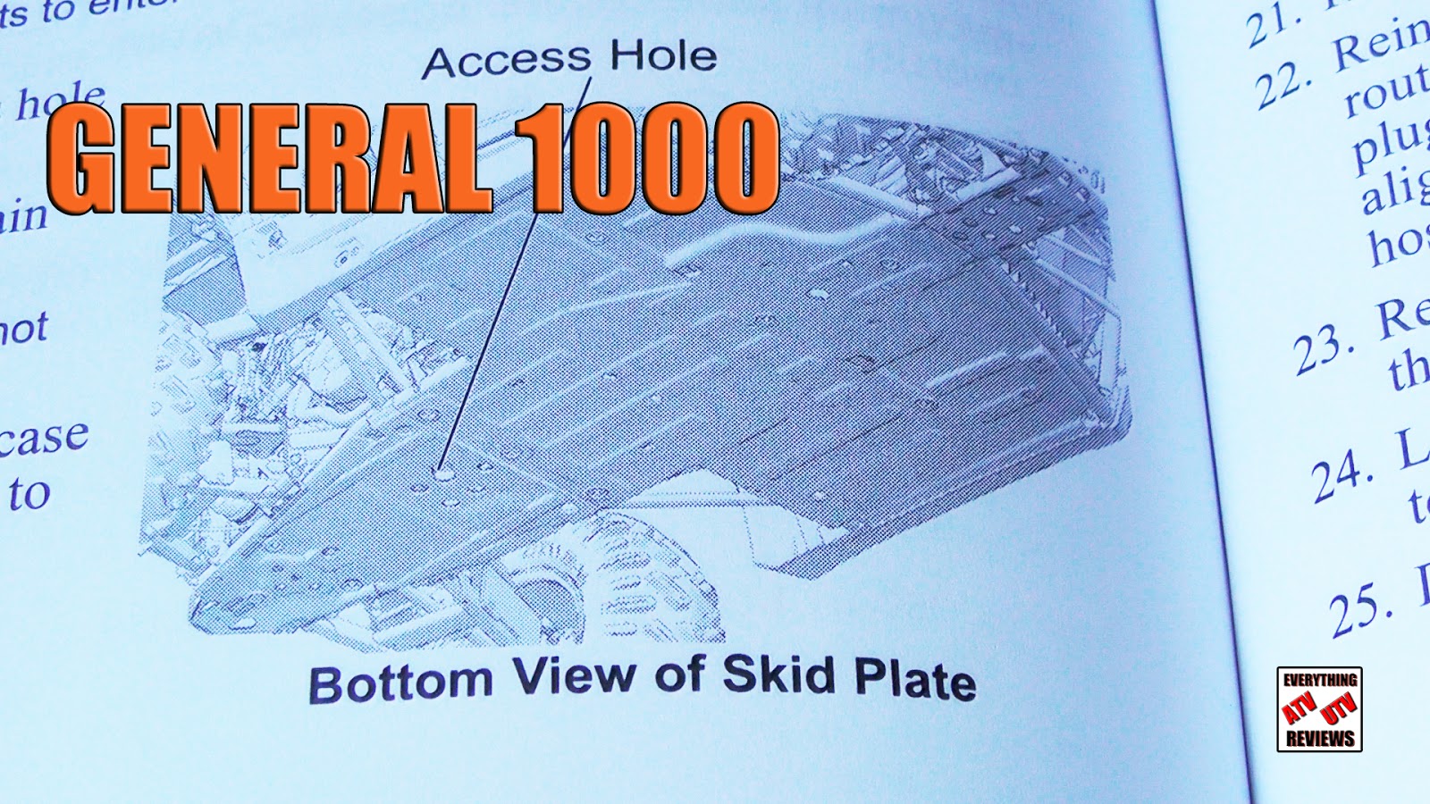 EVERYTHING ATV UTV REVIEWS Best way to change oil on the Polaris General 1000