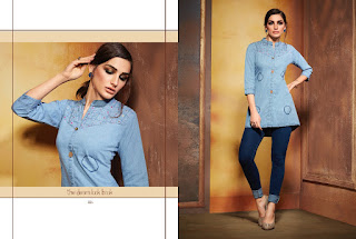 Kajree fashion Walker Denim tops wholesale