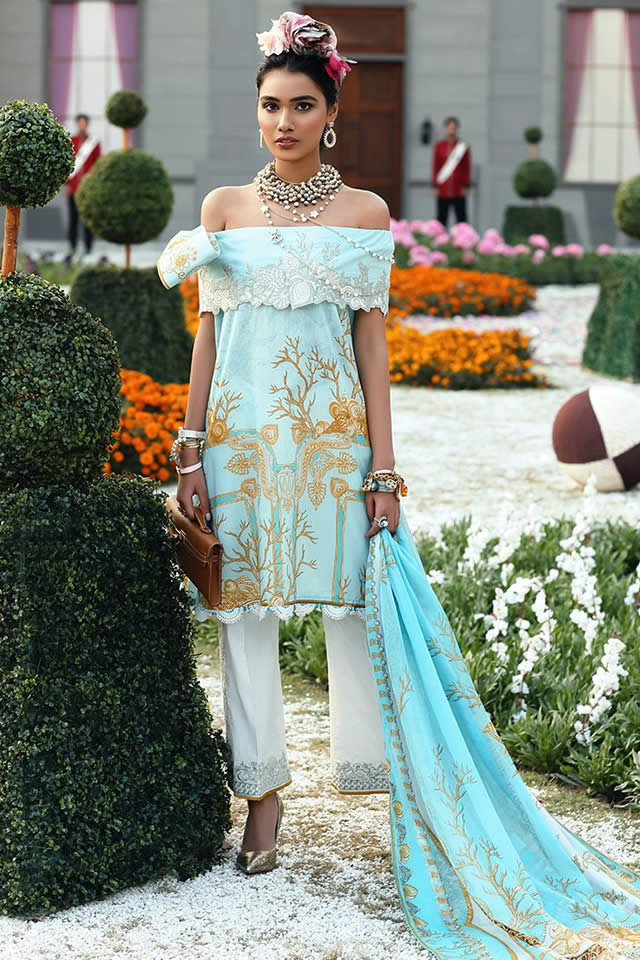 girl lawn dress design 2019