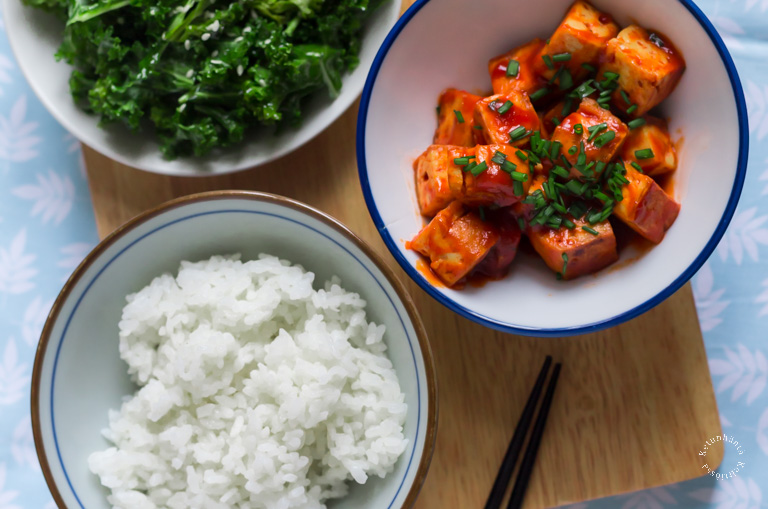 Spicy Korean Ketchup Tofu