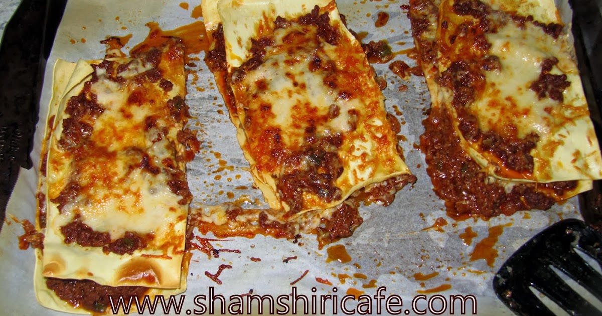 Broiled lasagna with umami bolognese sauce
