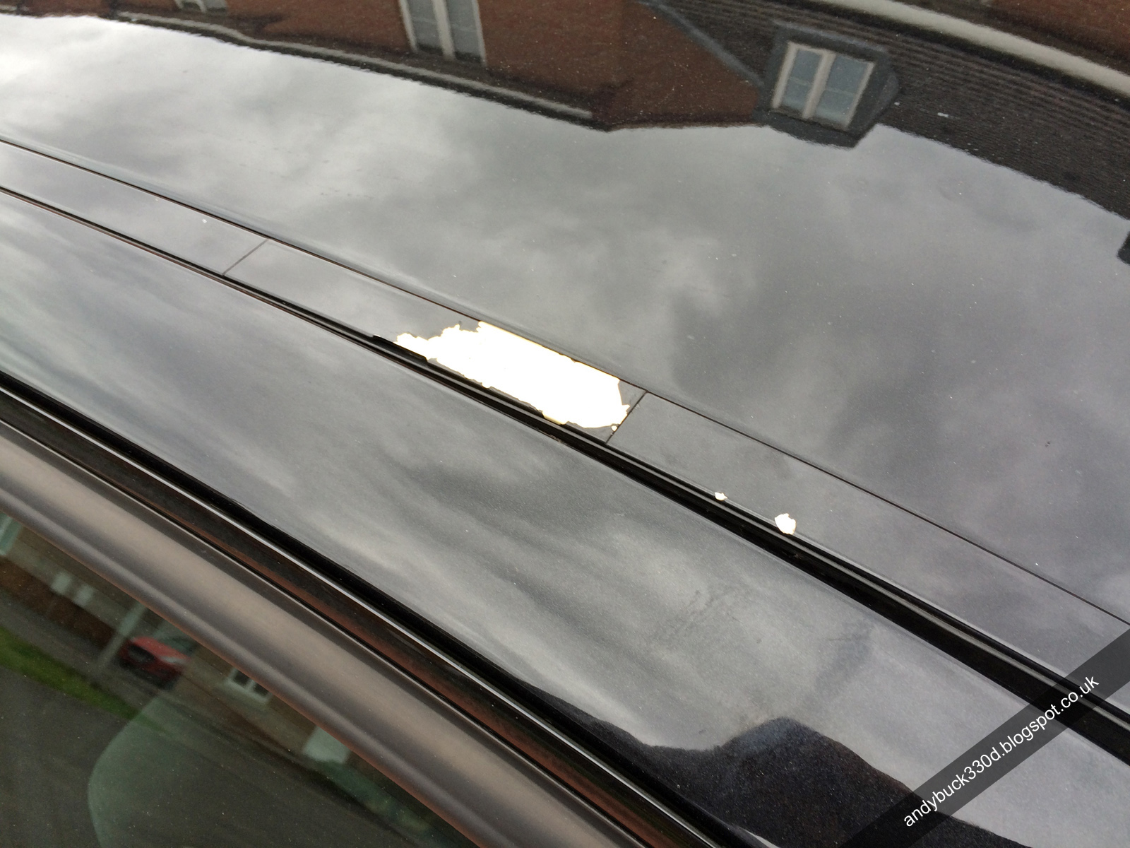 Roof Ditch Finisher Resprayed