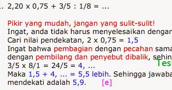 Contoh Soal Soal Matematika Dasar Tes Kerja Contoh Soal Soal Matematika Dasar Tes Kerja