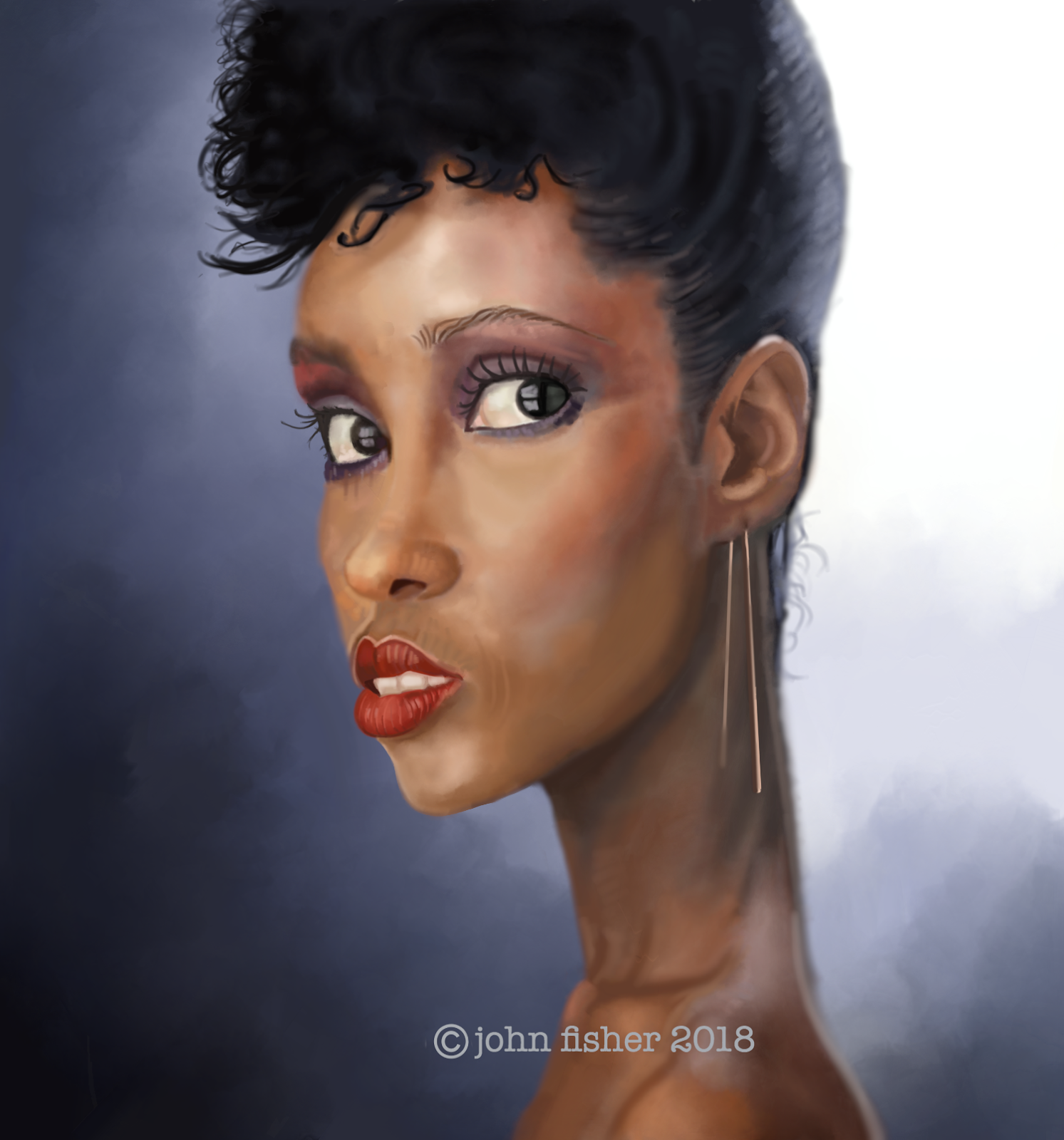 The Art of John Fisher: Iman..