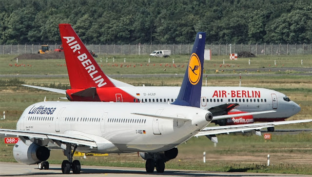 a321 lufthansa b737-700 air berlin