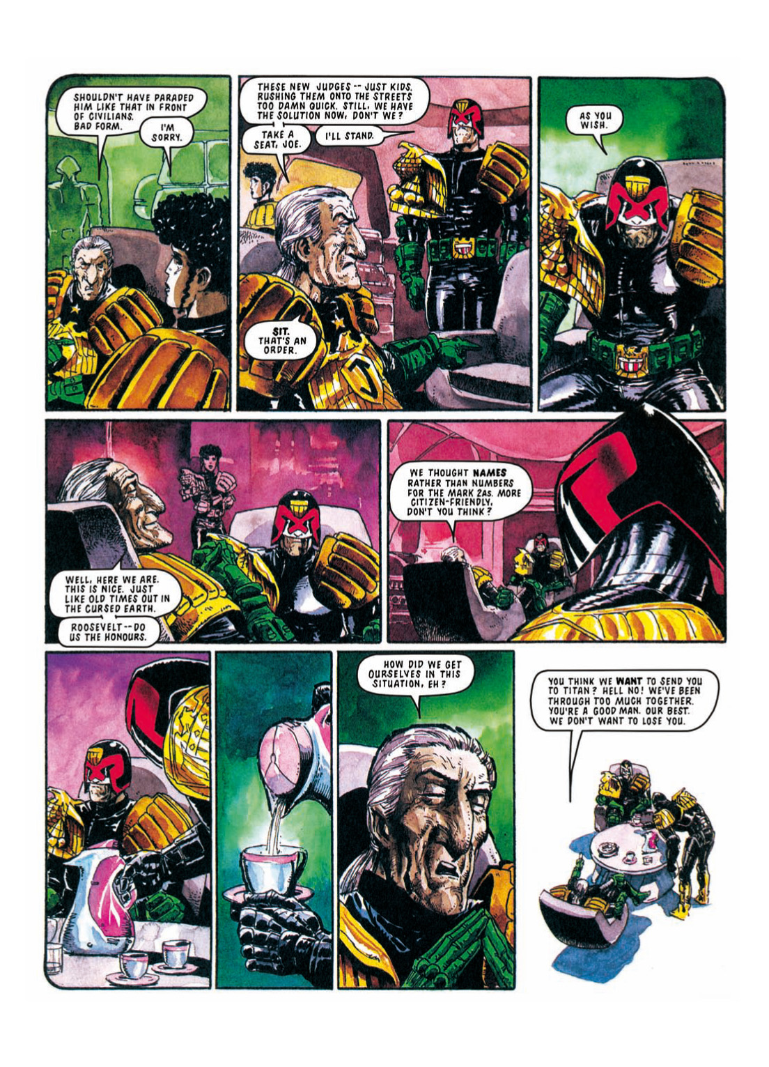 Read online Judge Dredd: The Complete Case Files comic -  Issue # TPB 21 - 138