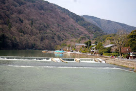 Katsura River in Arashiyama Kyoto