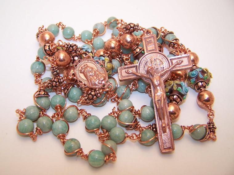 No. 10.  NEW! The Copper Collection! Rosary Of The Sacred Heart Of Mary