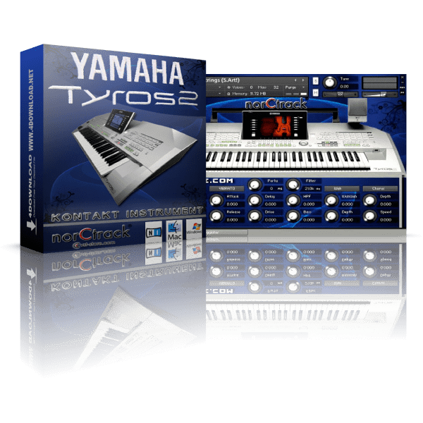 norCTrack Yamaha TYROS 2 KONTAKT Library