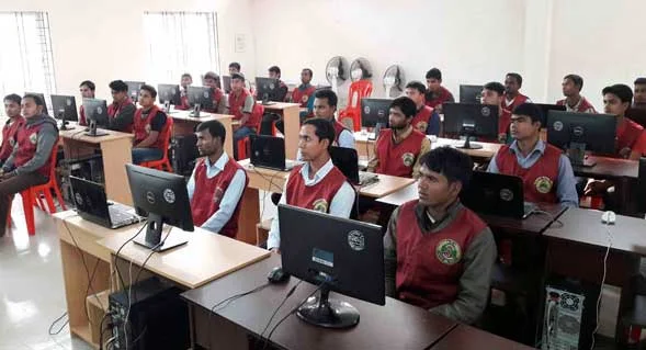 Inauguration of computer training course of Ansar and VDP in Kurigram
